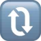 Clockwise Vertical Arrows emoji on iPhone (iOS 16.4)