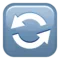 Knapp för moturs pilar emoji på iPhone (iOS 9.1)