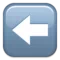 Back Arrow emoji on iPhone (iOS 5.1)
