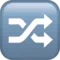 随机播放按钮 iPhone 上的表情符号 (iOS 10.3)