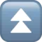 Fast Up Button emoji on Apple iOS 10.2