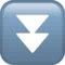 Fast Down Button emoji on Apple iOS 18.4