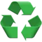 Recycling Symbol emoji on iPhone (iOS 5.1)