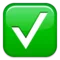 Markeringsknapp emoji på iPhone (iOS 9.1)