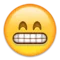 Beaming Face with Smiling Eyes emoji on Apple iOS 6.0