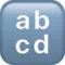 Input Latin Lowercase emoji on Apple iOS 11.1