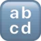 Input Latin Lowercase emoji on iPhone (iOS 12.1)