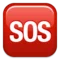 एसओएस बटन iPhone पर इमोजी (iOS 9.3)