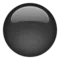 Black Circle emoji on iPhone (iOS 5.1)