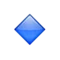 小蓝钻 iPhone 上的表情符号 (iOS 8.3)