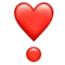 ️ Heart Exclamation emoji on Apple iOS 12.2