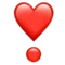 ️ Heart Exclamation emoji on Apple iOS 17.4