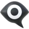 Eye in Speech Bubble emoji on iPhone (iOS 13.1)