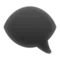 Left Speech Bubble emoji on iPhone (iOS 13.3)