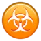 Βιολογικός κίνδυνος emoji στο iPhone (iOS 10.0)