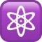 סמל אטום אימוג׳י ב-iPhone (iOS 14.5)