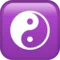 Yin Yang emoji på iPhone