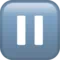 暂停按钮 iPhone 上的表情符号 (iOS 11.3)