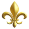 Fleur-de-lis emoji on iPhone (iOS 12.1)