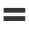 Heavy Equals Sign emoji on iPhone (iOS 16.4)