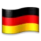 🇩🇪 Flagga: Tyskland emoji på iPhone (iOS 5.0)