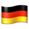 🇩🇪 Flag: Germany emoji on iPhone (iOS 5.1)