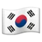 🇰🇷 Σημαία: Νότια Κορέα emoji στο iPhone (iOS 6.0)