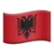 🇦🇱 Flag: Albanien emoji på iPhone