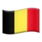 🇧🇪 Flag: Belgium emoji on iPhone (iOS 13.3)