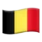 🇧🇪 Flag: Belgien emoji på iPhone