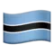 🇧🇼 Bandera: Botsuana emoji en iPhone (iOS 12.1)