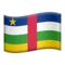 🇨🇫 国旗：中非共和国 iPhone 上的表情符号 (iOS 8.3)