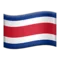 🇨🇷 Bandera: Costa Rica emoji en iPhone (iOS 12.1)