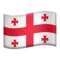 🇬🇪 Quốc kỳ: Georgia emoji trên iPhone (iOS 15.4)