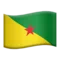 🇬🇫Flag: Fransk Guyana emoji på iPhone