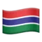 🇬🇲 국기: 감비아 iPhone의 이모지 (iOS 17.4)