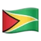 🇬🇾 国旗：圭亚那 iPhone 上的表情符号 (iOS 8.3)