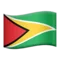 🇬🇾 Flag: Guyana emoji på iPhone