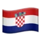 🇭🇷 Flag: Kroatien emoji på iPhone