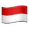 🇮🇩 Drapeau : Indonésie emoji sur iPhone (iOS 13.2)