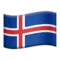 🇮🇸Flagga: Island emoji på iPhone (iOS 9.1)