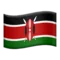 🇰🇪 Flag: Kenya emoji on iPhone (iOS 13.3)