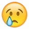 Khuôn mặt khóc emoji trên Apple iOS 9.0