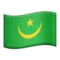 🇲🇷 झंडा: मॉरिटानिया iPhone पर इमोजी (iOS 9.0)