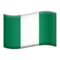 🇳🇬 Bandera: Nigeria emoji en iPhone (iOS 12.1)