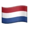 🇳🇱 Bandera: Países Bajos emoji en iPhone (iOS 12.1)