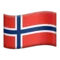 🇳🇴 झंडा: नॉर्वे iPhone पर इमोजी (iOS 9.3)