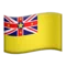 🇳🇺 Quốc kỳ: Niue emoji trên iPhone (iOS 15.4)