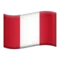 🇵🇪 Σημαία: Περού emoji στο iPhone (iOS 10.0)