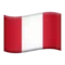 🇵🇪 국기: 페루 iPhone의 이모지 (iOS 17.4)